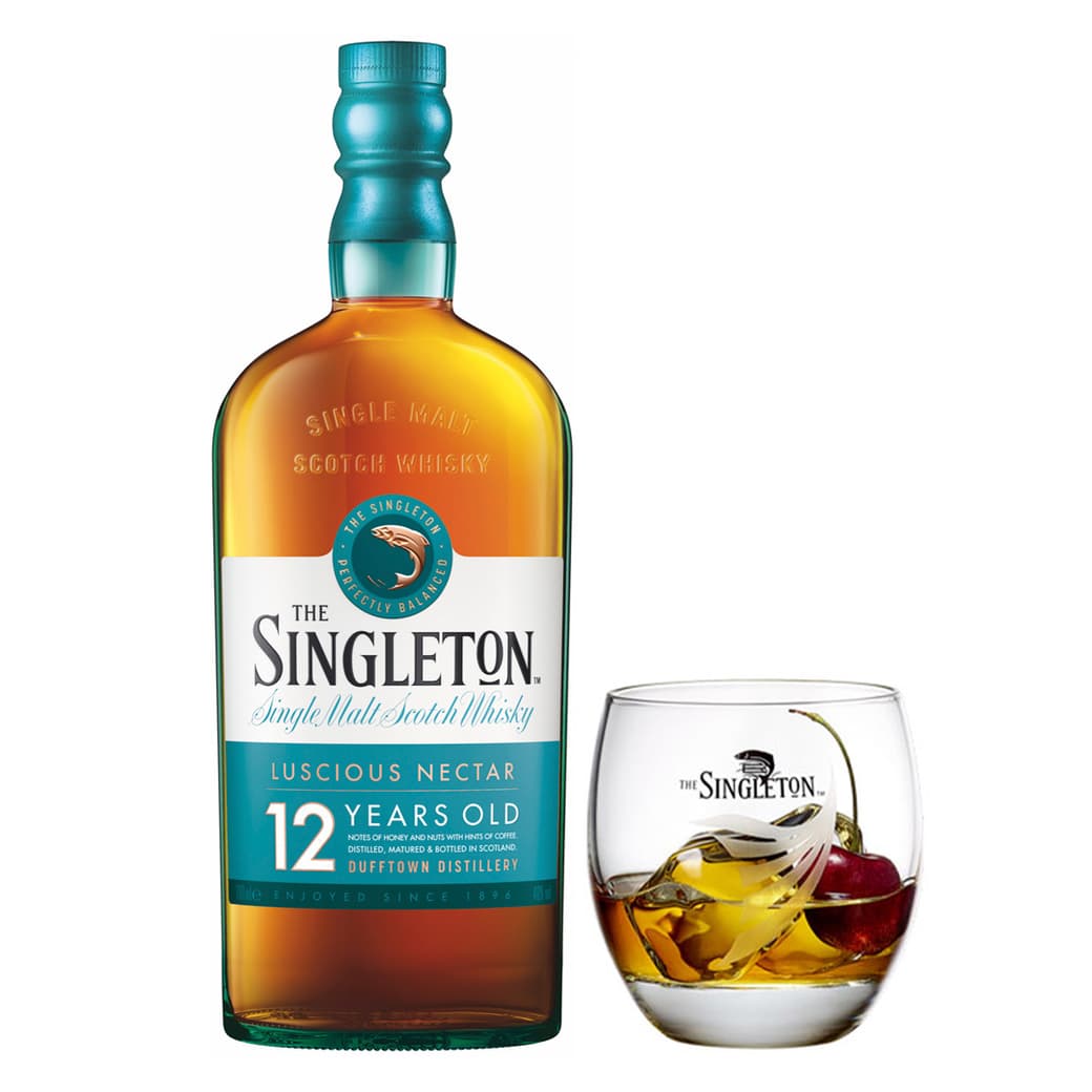PACK WHISKY THE SINGLETON 12 AÑOS: 1X Whisky The Singleton 12 años 700cc + 1X Vaso_1