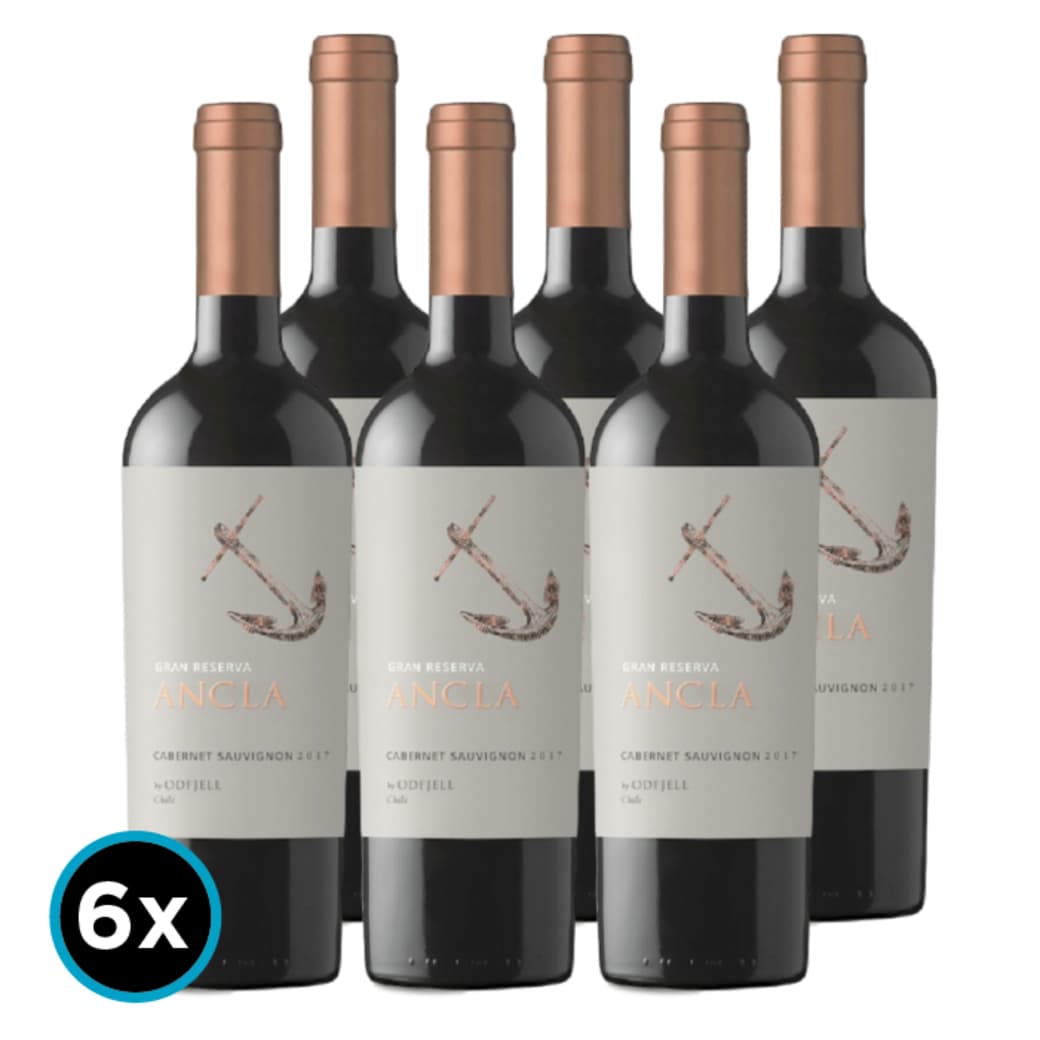 CAJA ODFJELL ANCLA: 6x Vino Odfjell Ancla Gran Reserva Cabernet Sauvignon 750cc_1