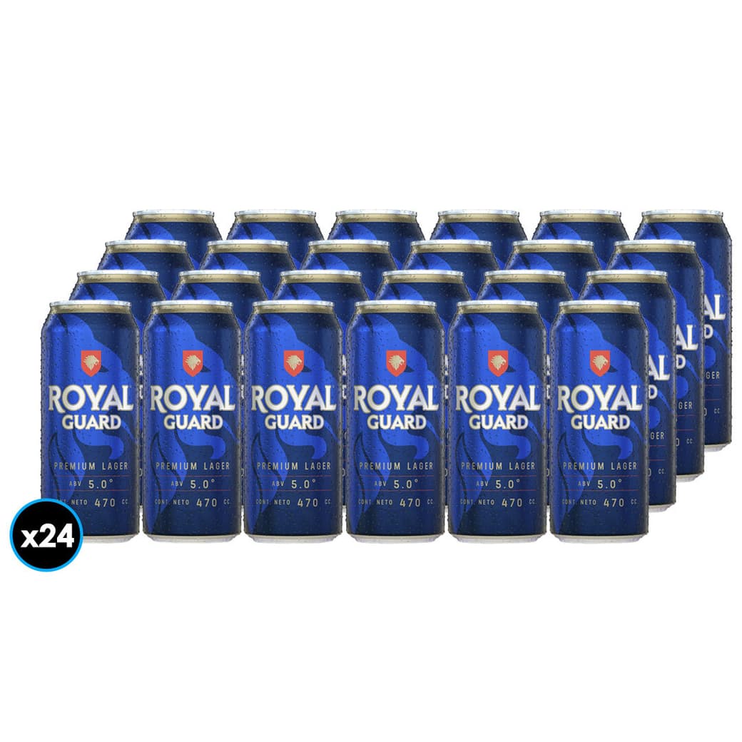 24x Cerveza Royal Guard Lata 470cc_1