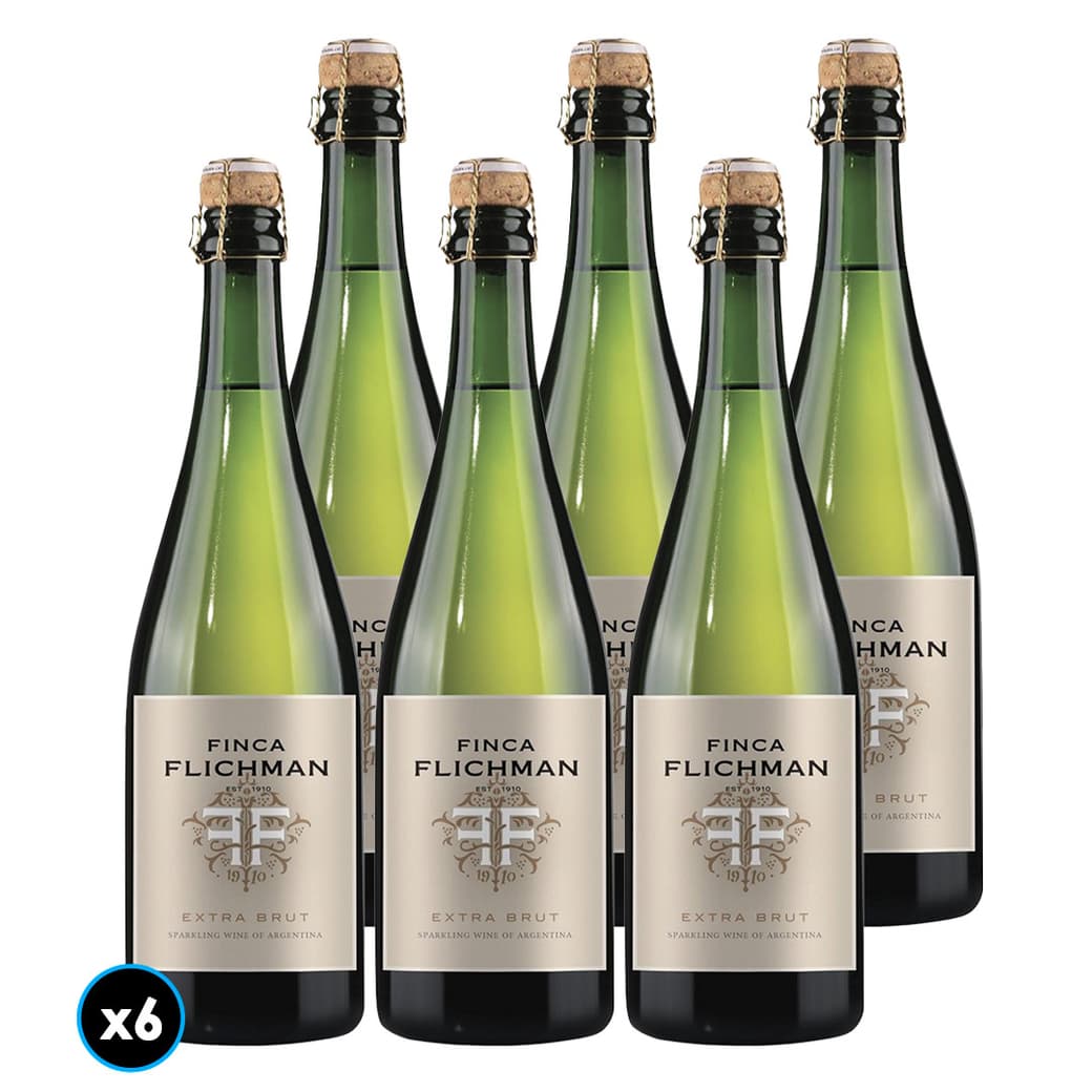 CAJA FINCA FLICHMAN EXTRA BRUT: 6x Espumantes Finca Flichman Extra Brut 750cc_1