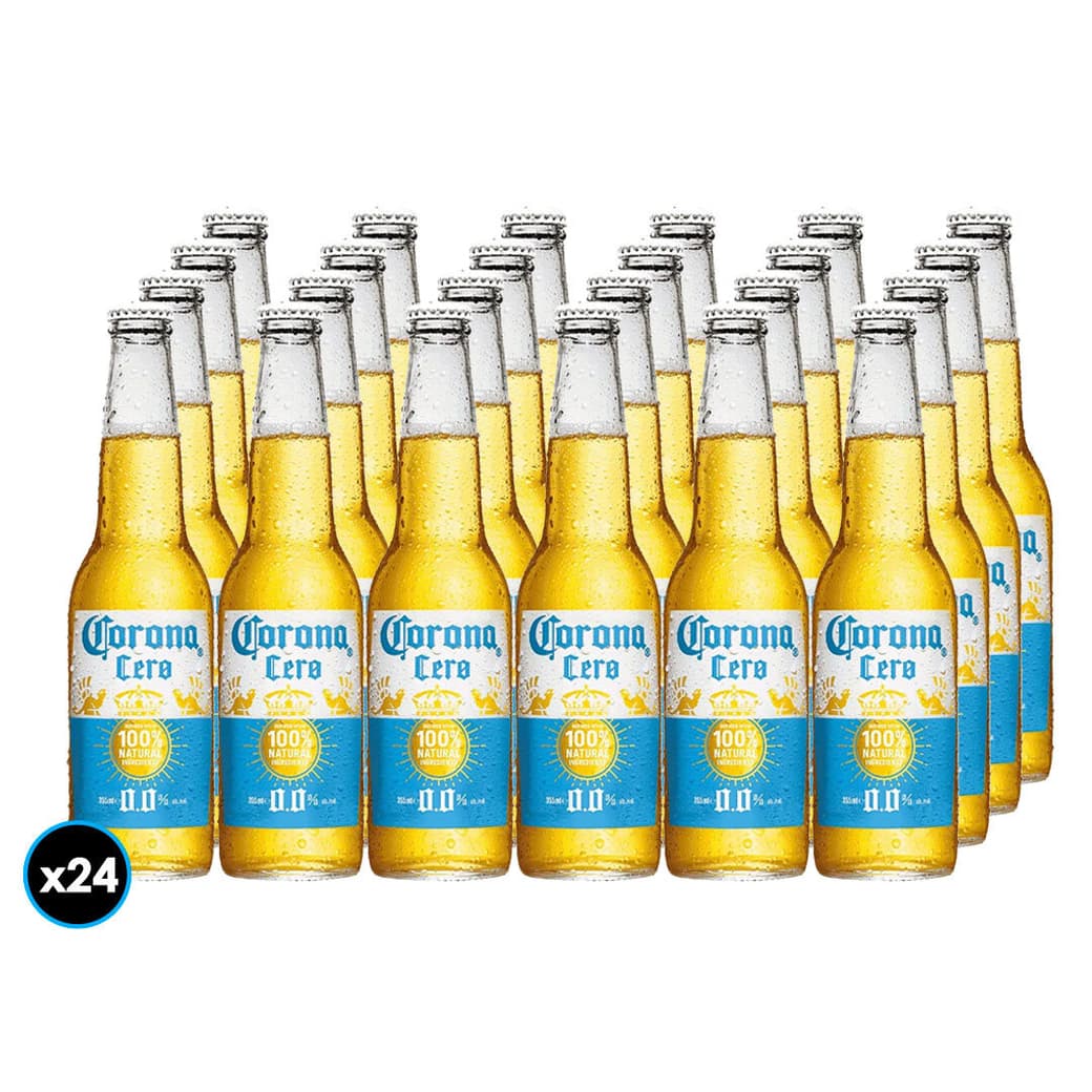 24x Cerveza Corona Cero Botella 330cc_1