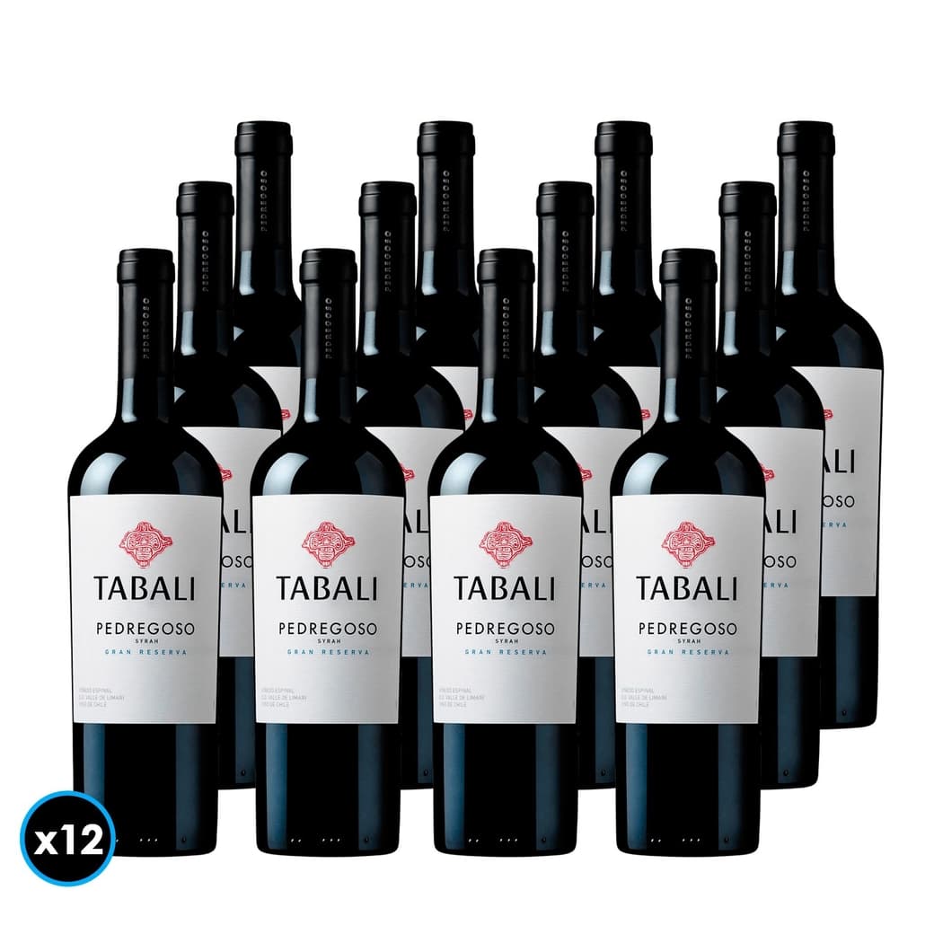 CAJA TABALI PEDREGOSO (Syrah): 12x Vino Tabali Pedregoso Gran Reserva Syrah 750cc_1