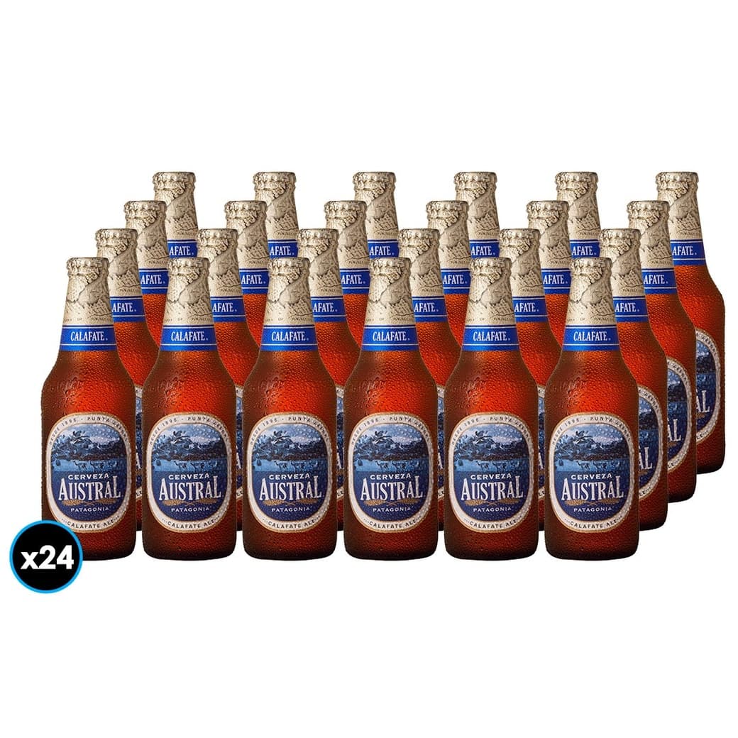 24x Cervezas Austral Calafate en Botellas 330cc_1