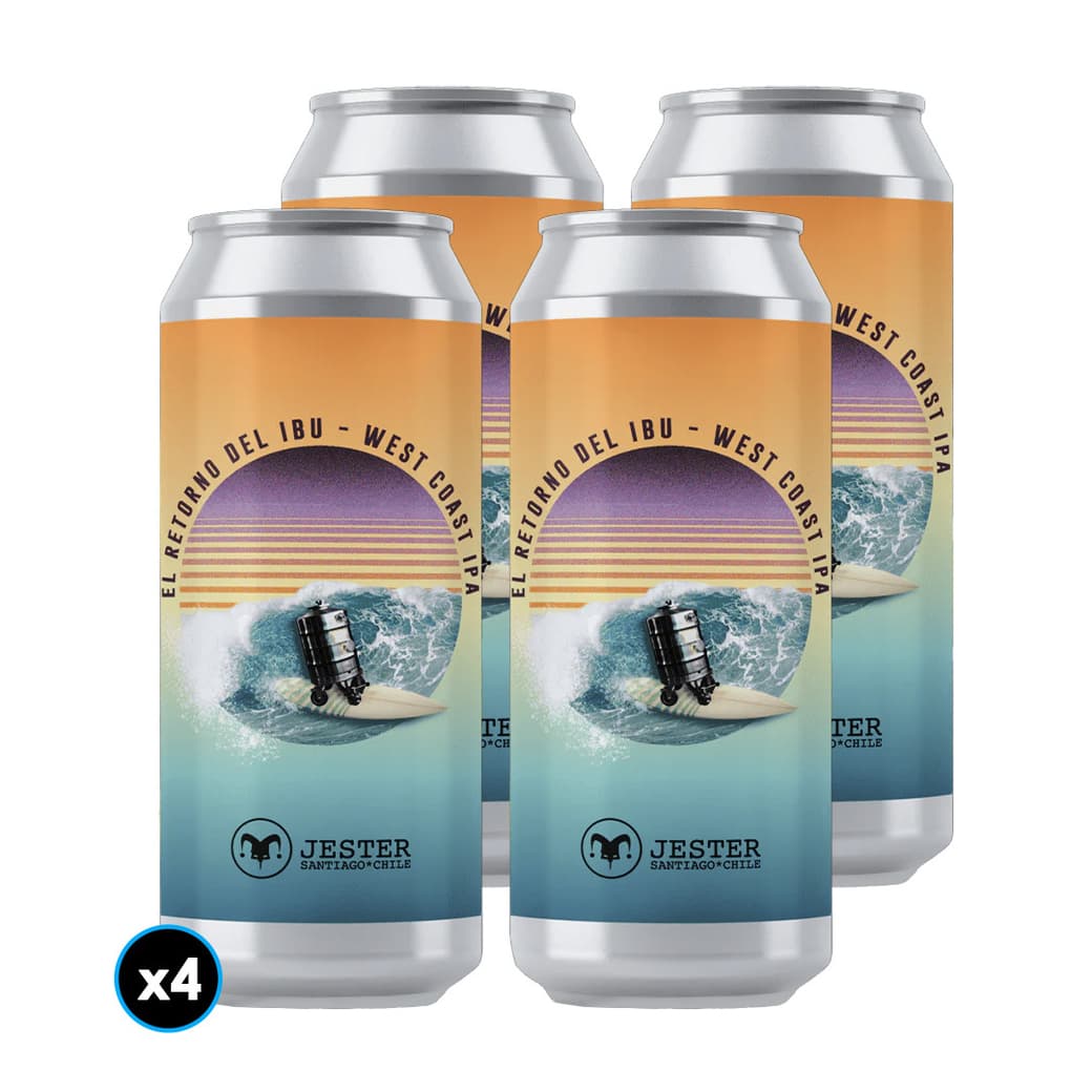 4x Cerveza Jester El Retorno del IBU en Lata 473cc_1
