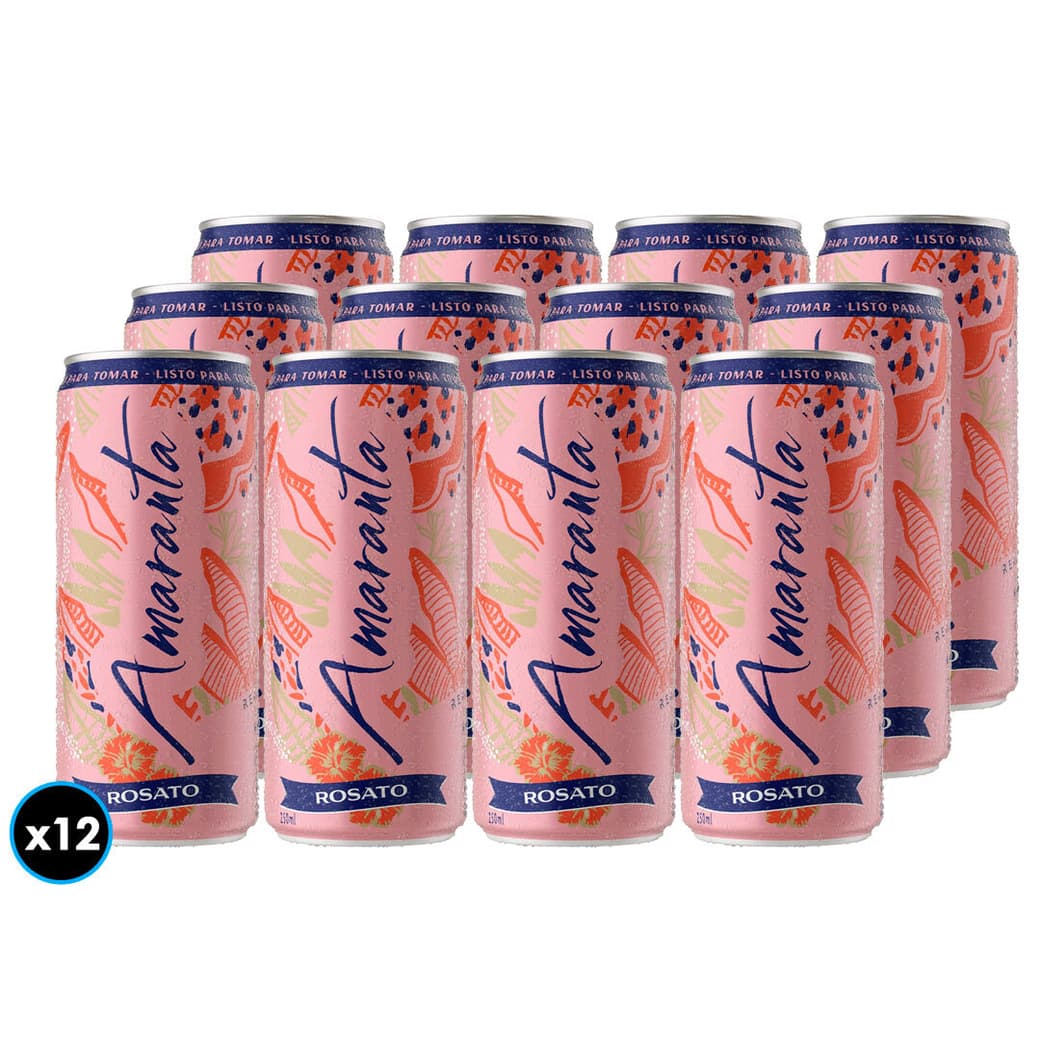 12x Espumante Amaranta Rosato Lata 250cc_1