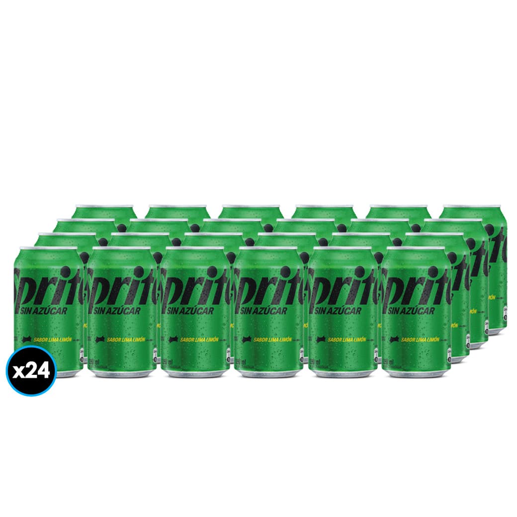 24x Bebida Sprite Sin Azúcar Lata 350cc_1