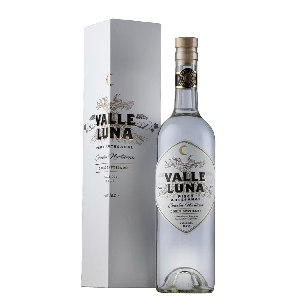 Pisco Valleluna Doble Destilado 750cc 40° alc._1