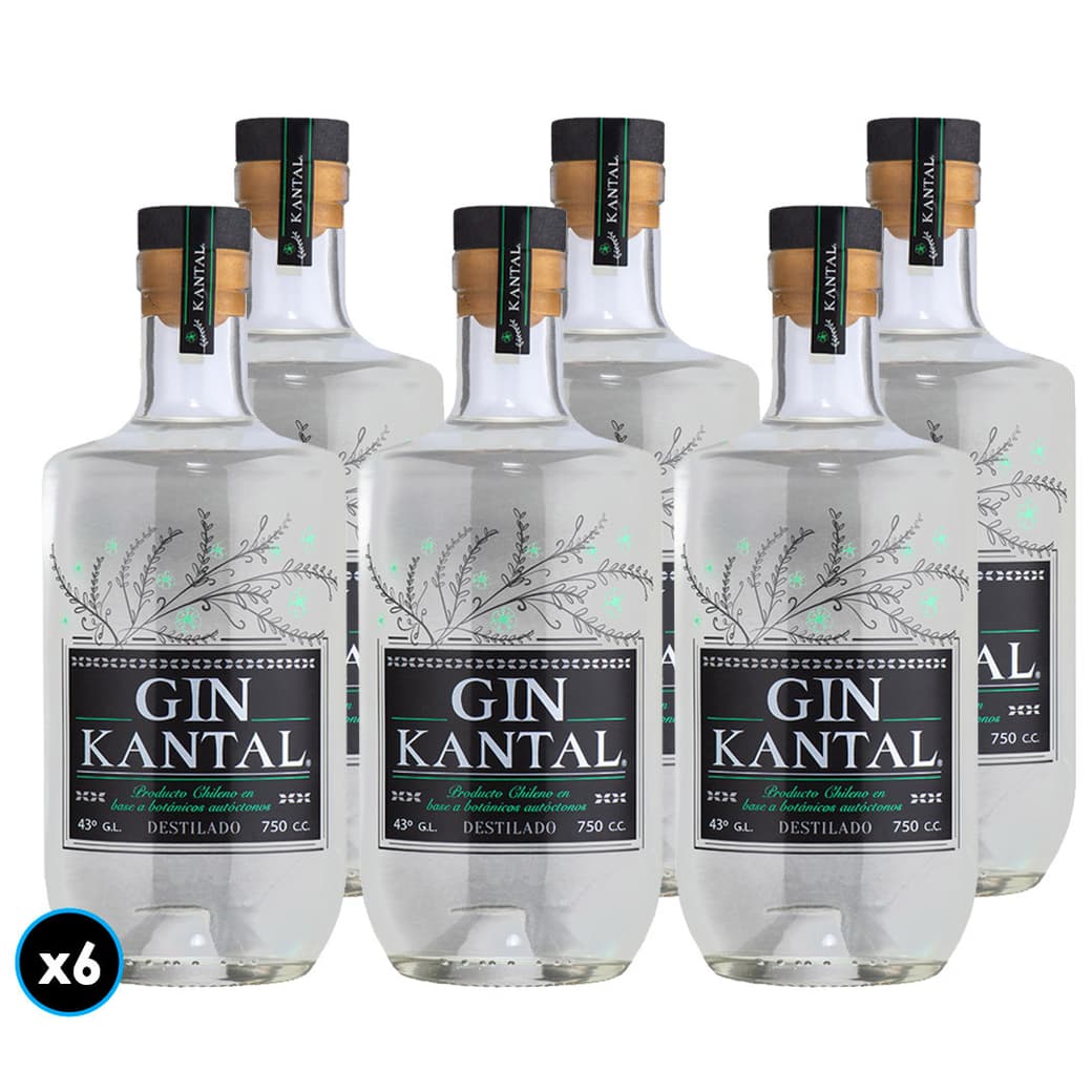 CAJA GIN KANTAL: 6x Gin Kantal 750cc 43º alc._1