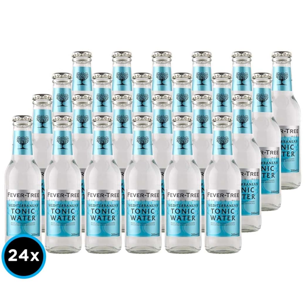 24x Agua Tónica Fever Tree Mediterranean 200cc_1