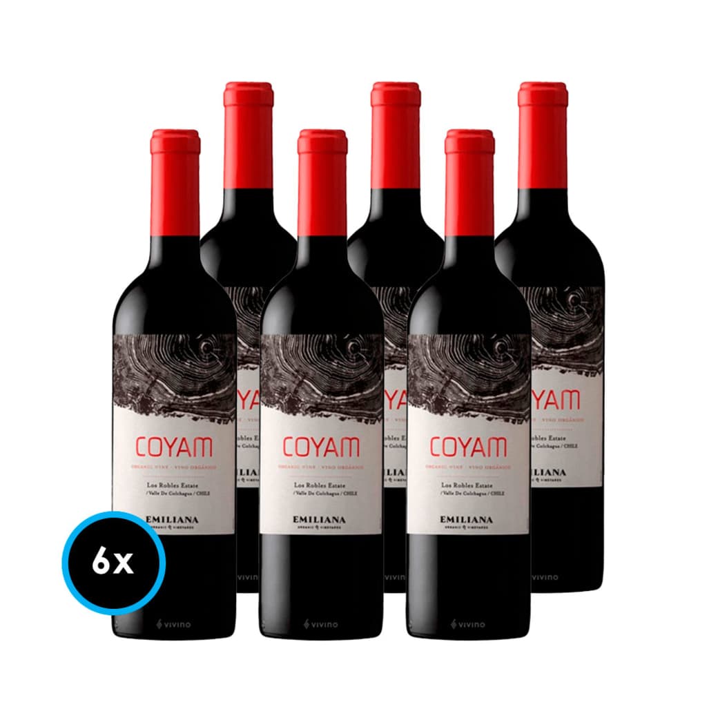 CAJA COYAM: 6x Vinos Orgánico COYAM 750cc_1