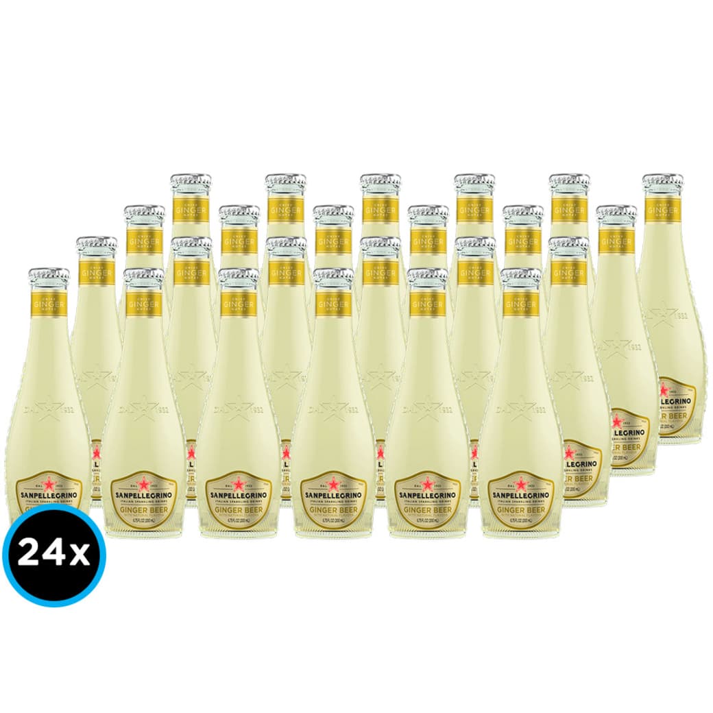 24x Bebida Premium San Pellegrino Ginger Beer 200cc_1