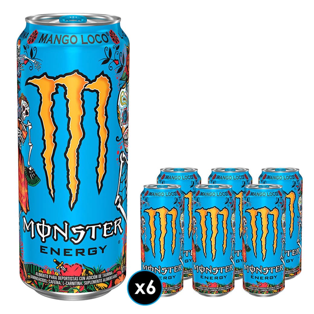 6x Energética Mango Loco Monster Energy 473cc_1