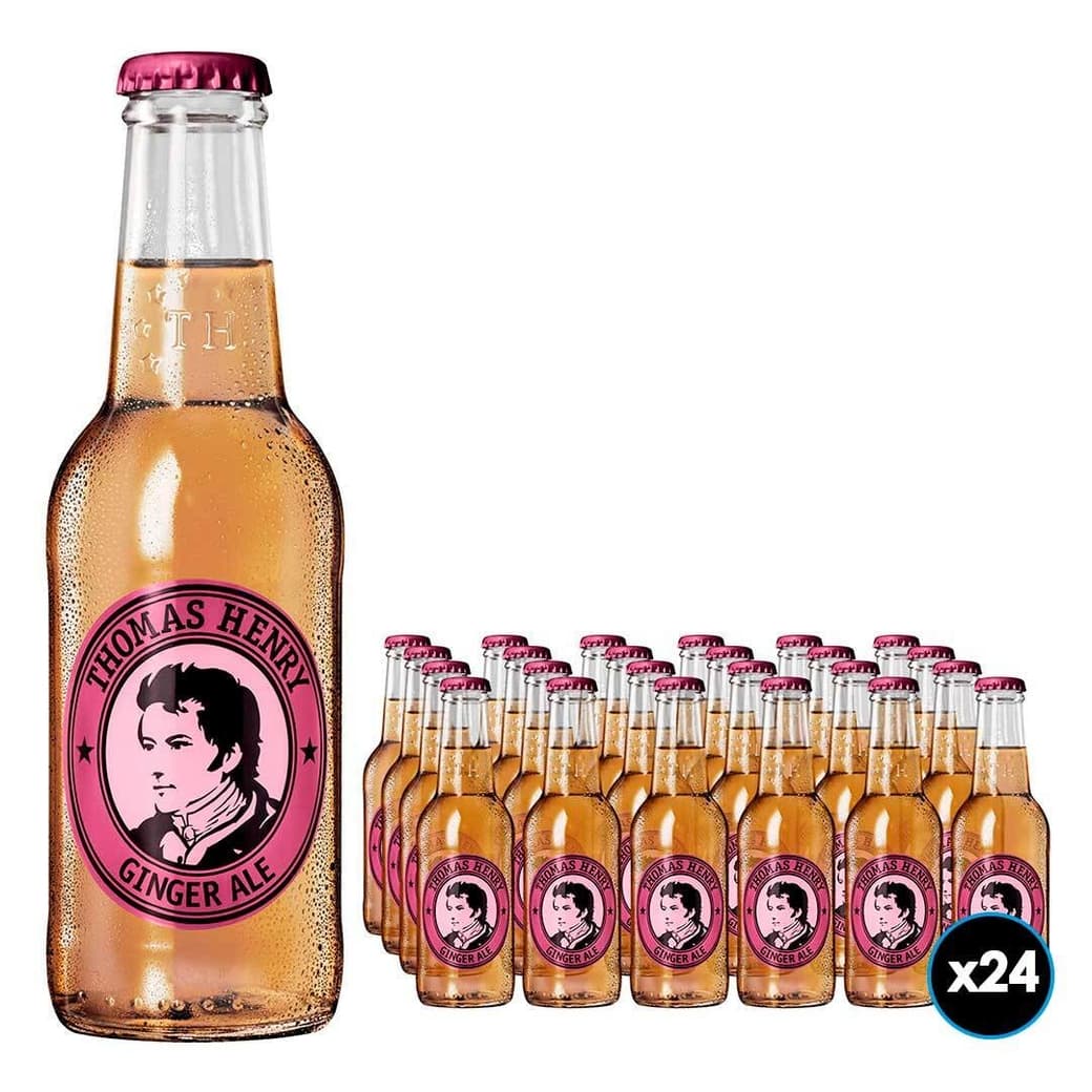 24x Bebida Thomas Henry Ginger Ale 200cc_1