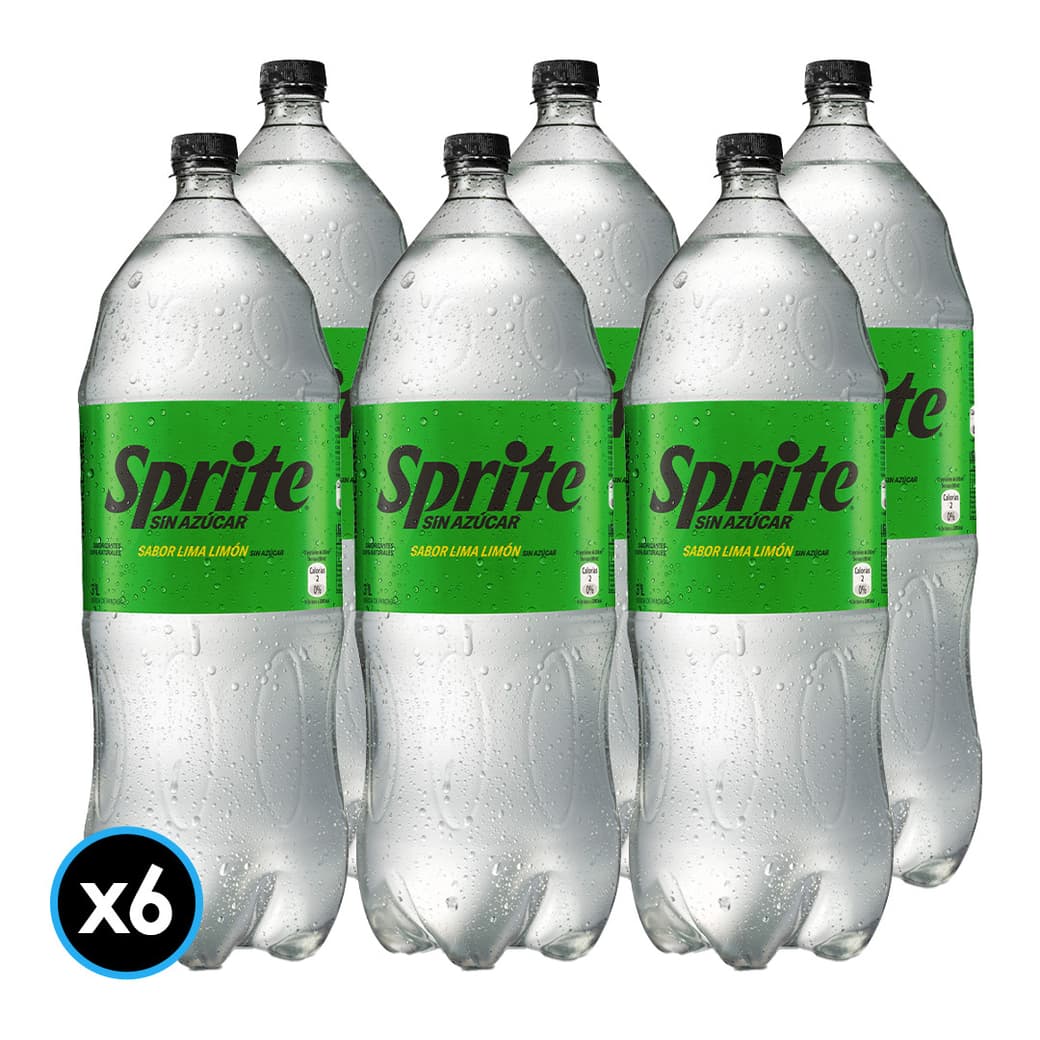 6x Bebida Sprite Zero 3 Litros_1