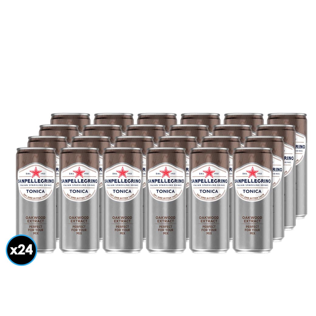 24x Agua Tónica San Pellegrino Premium en Latas 330cc_1
