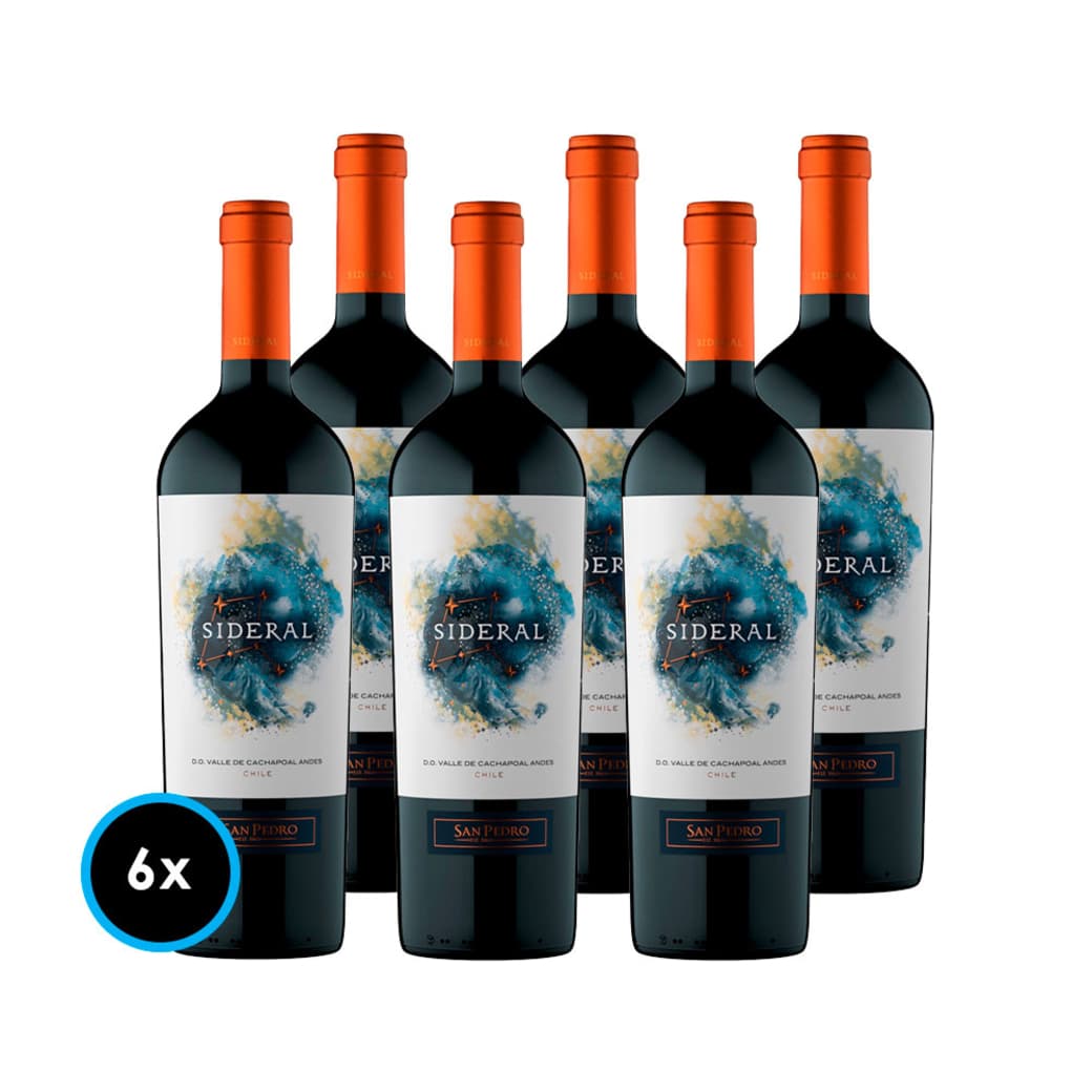 CAJA SIDERAL: 6x Vino Sideral Blend 750cc_1