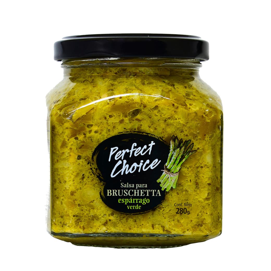 Bruschetta Perfect Choice Espárrago Verde Frasco 280 grs._1