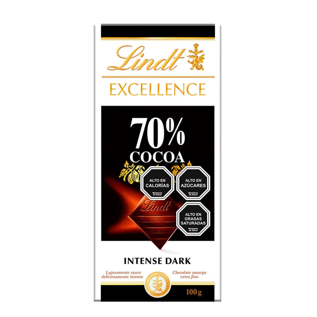 Chocolate Amargo Lindt Excellence 70% Cacao 100 grs._1