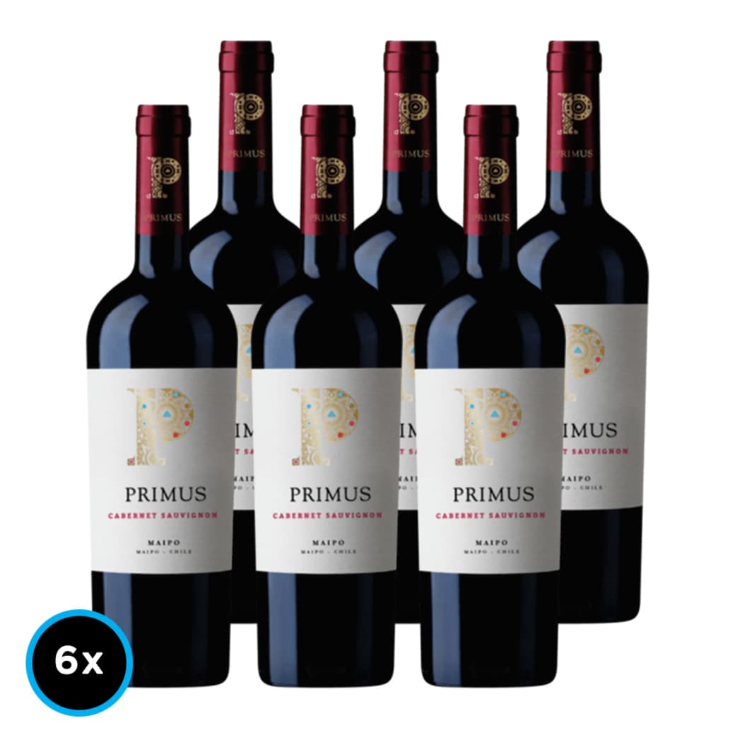CAJA PRIMUS ORGÁNICO (Cabernet Sauvignon): 6x Vino Primus Cabernet Sauvignon Orgánico 750cc_1