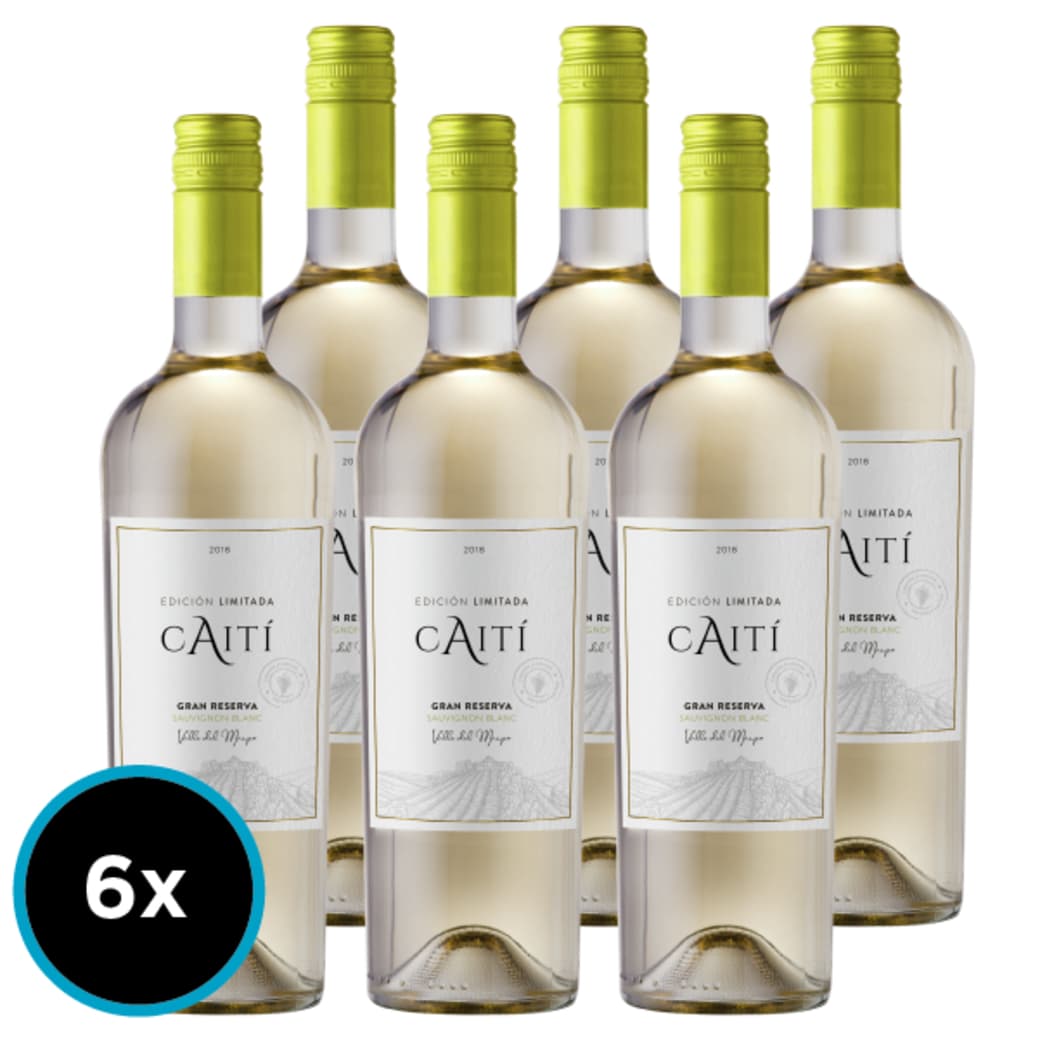 CAJA CAITI (Sauv Blanc): 6x Vino Caiti Gran Reserva Sauvignon Blanc 750cc_1