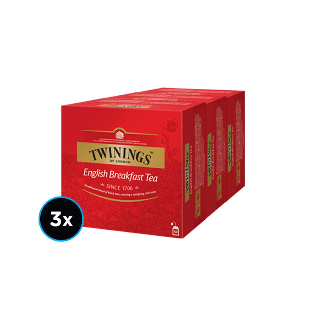 3x Té Twinings English Breakfast 50 Bolsitas_1
