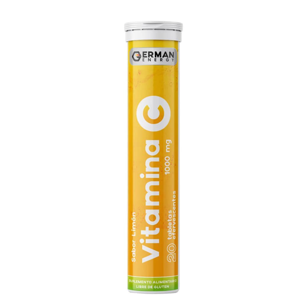 Vitamina C German Energy Limón 1000 mg (20 tabletas efervescentes)._1