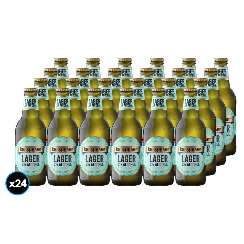 24x Cervezas Kunstmann Sin Alcohol en Botella 330cc_1