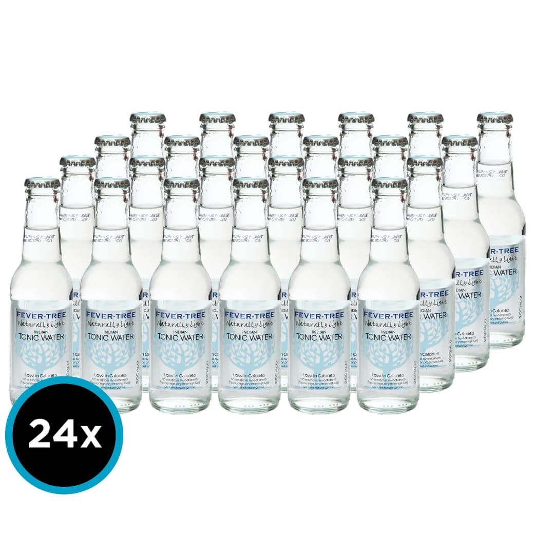 24x Agua Tónica Fever Tree Naturally Light Indian 200cc_1