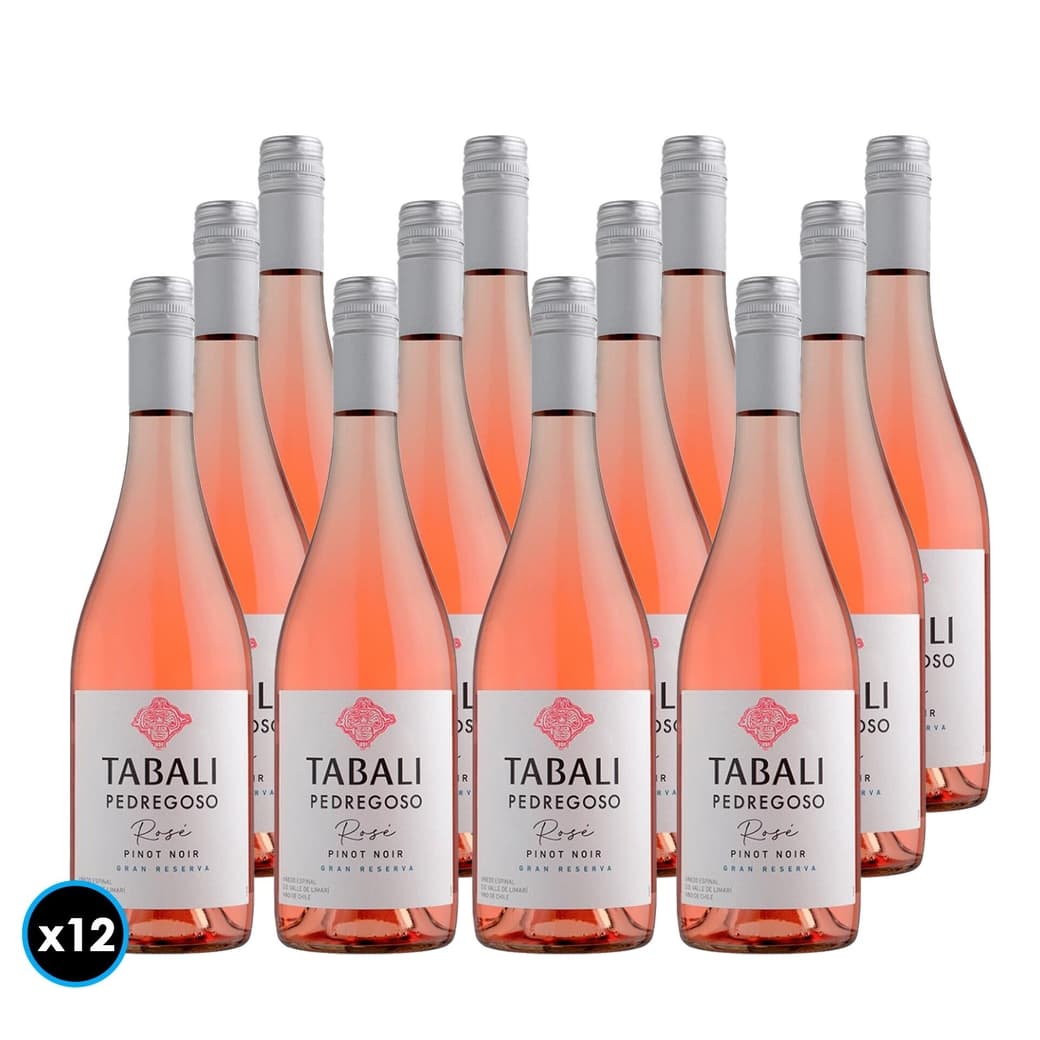 CAJA TABALI PEDREGOSO (Rosé Pinot Noir): 12x Vino Tabali Pedregoso Gran Reserva Rosé Pinot Noir 750cc_1