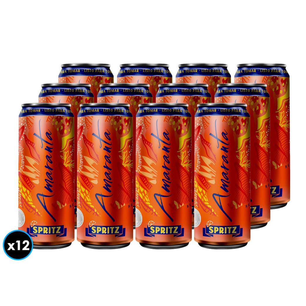 12x Espumante Amaranta Spritz Lata 250cc 9°alc_1