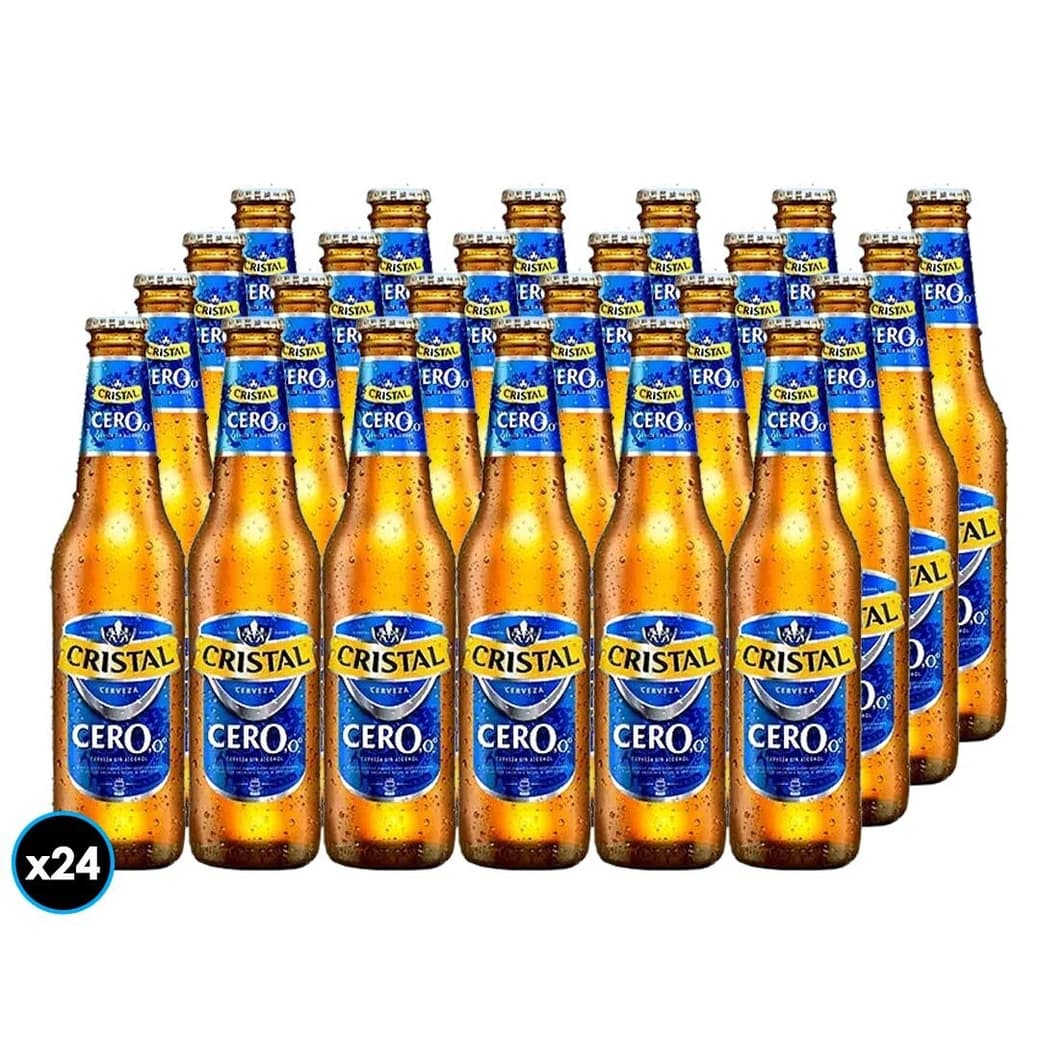 24x Cervezas Cristal Cero Botella 355cc_1