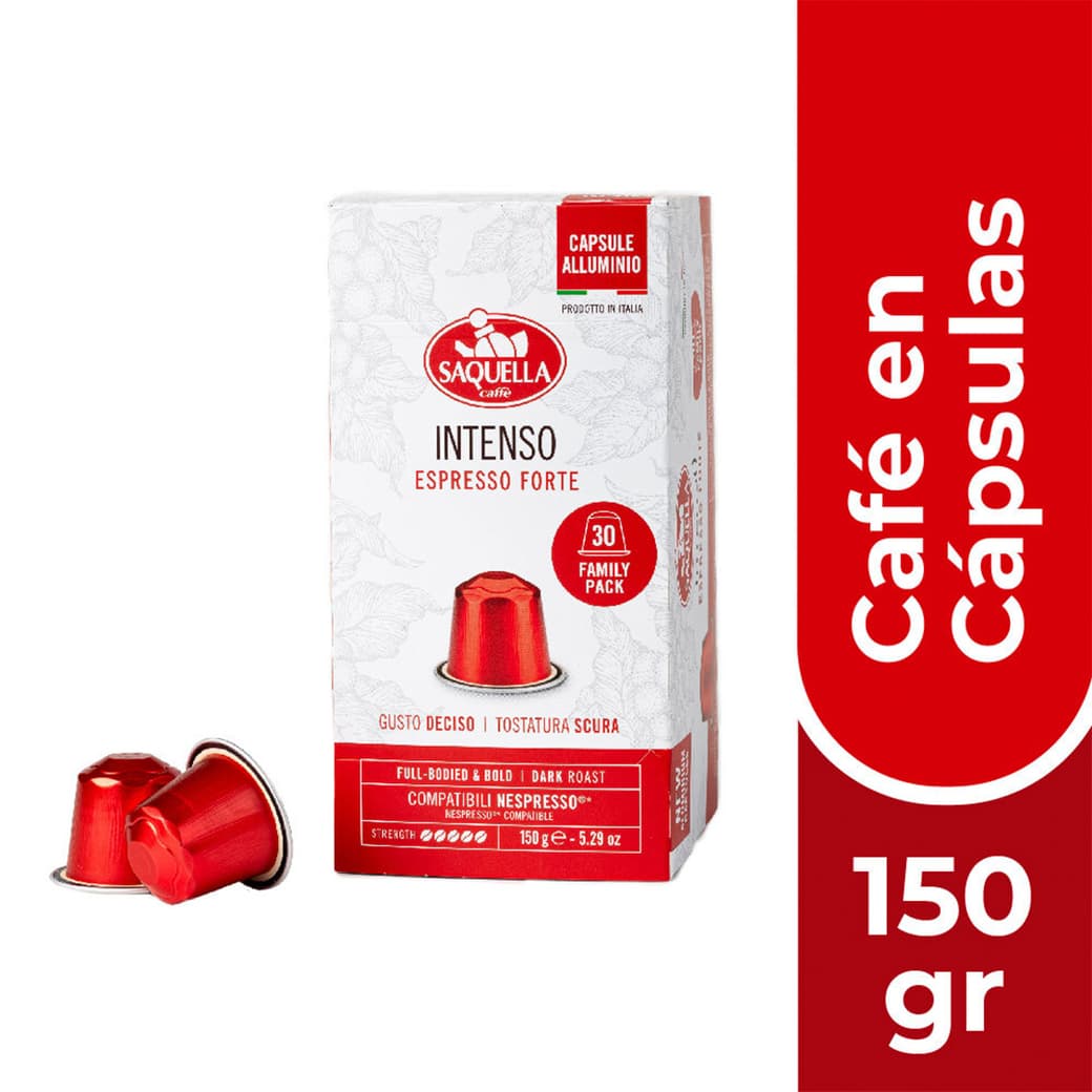Cápsula de Café Nespresso Saquella Bella Crema (30 Unidades)_1