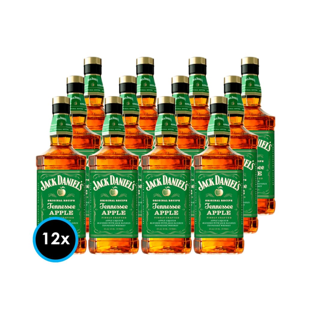 CAJA JACK APPLE 750cc: 12x Whiskey Jack Daniels Apple 750cc 35º alc._1