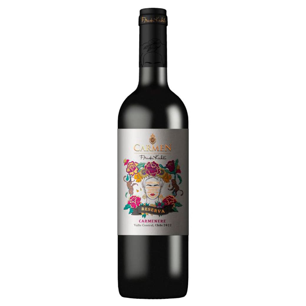 Vino Carmen Reserva Frida Kahlo Carmenere 750cc_1