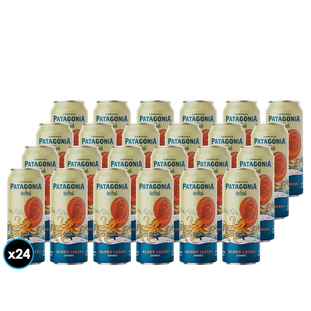 24x Cervezas Patagonia Blond Lager 470cc 4,5°alc._1