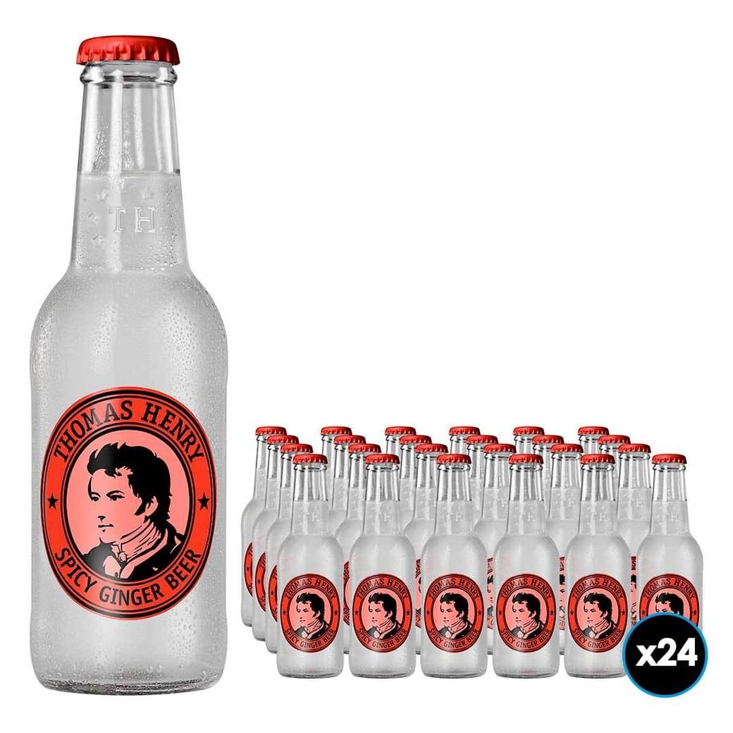24x Bebida Thomas Henry Ginger Beer 200cc_1