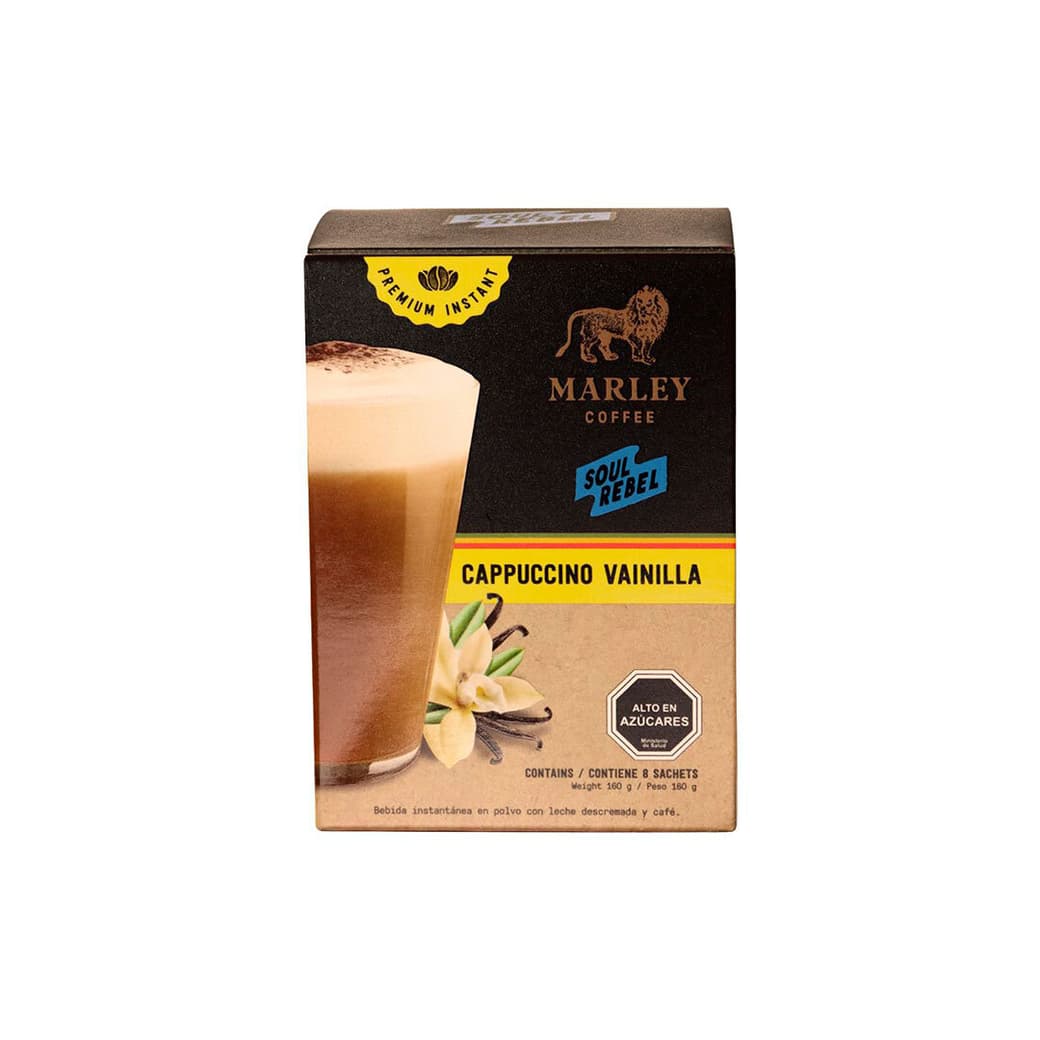 Café Marley Soul Rebel Cappuccino Vainilla (8 sachet)_1