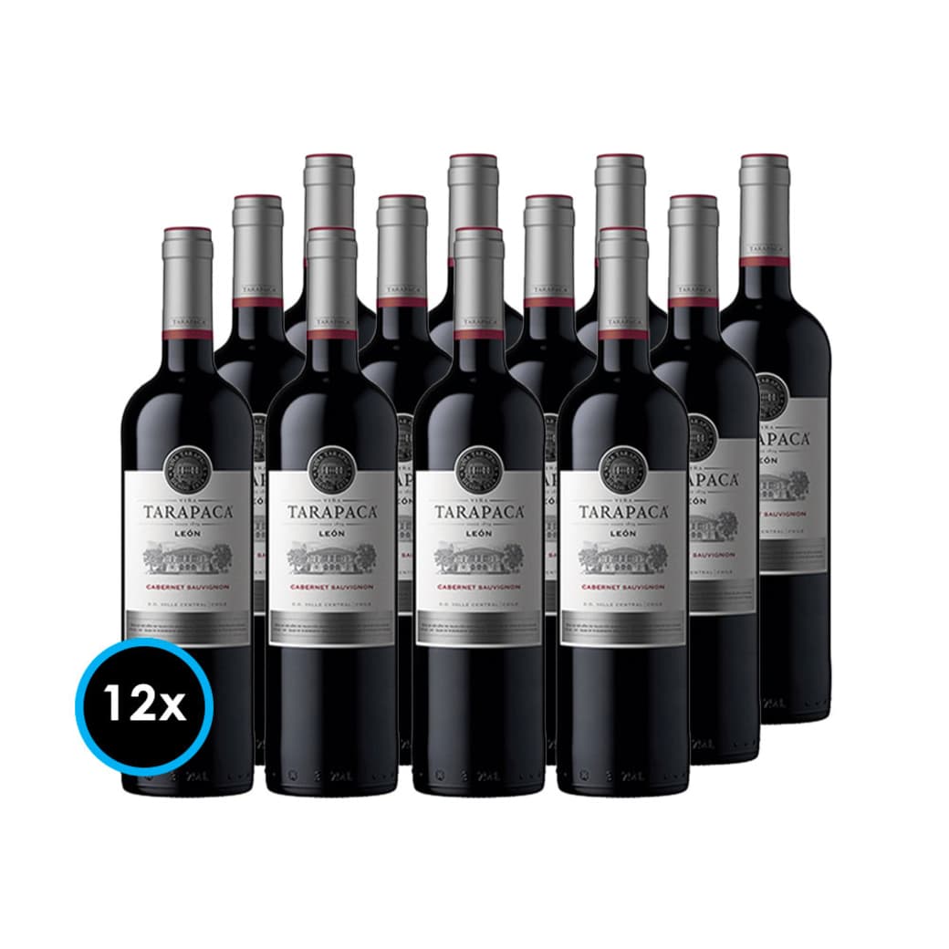 CAJA TARAPACA LEÓN (Cabernet Sauvignon): 12x Vino Tarapacá León Cabernet Sauvignon 750cc_1