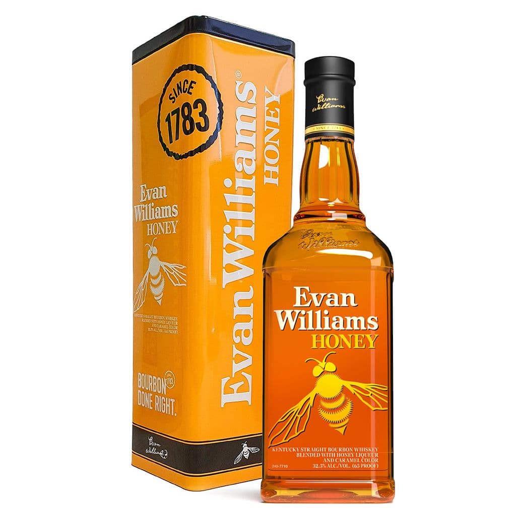Whiskey Bourbon Evan Williams Honey 750cc_1