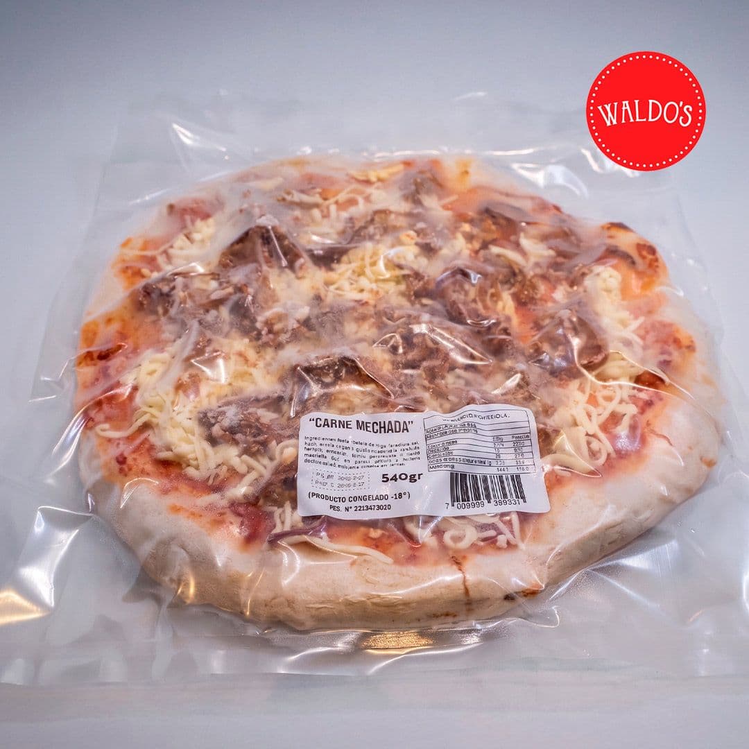 Pizza Congelada Waldos Carne Mechada 540grs_5