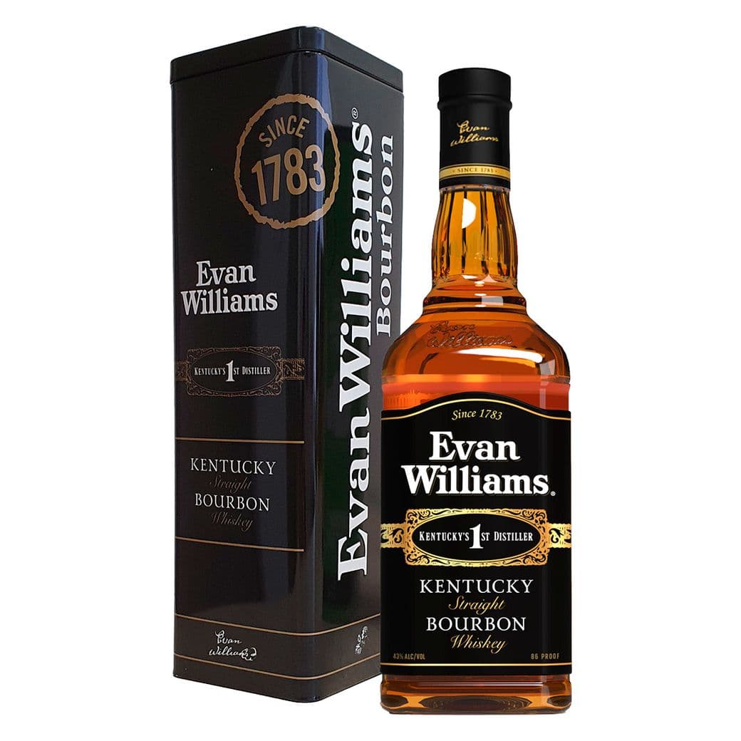 Whiskey Bourbon Evan Williams Black 750cc_1