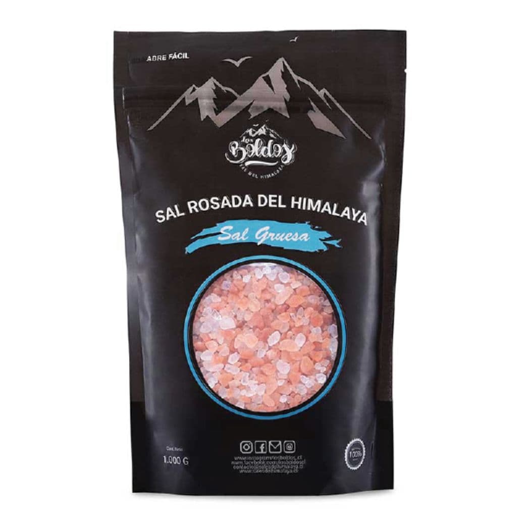 Sal Gruesa Rosada del Himalaya  Los Boldos 1000 gramos_1