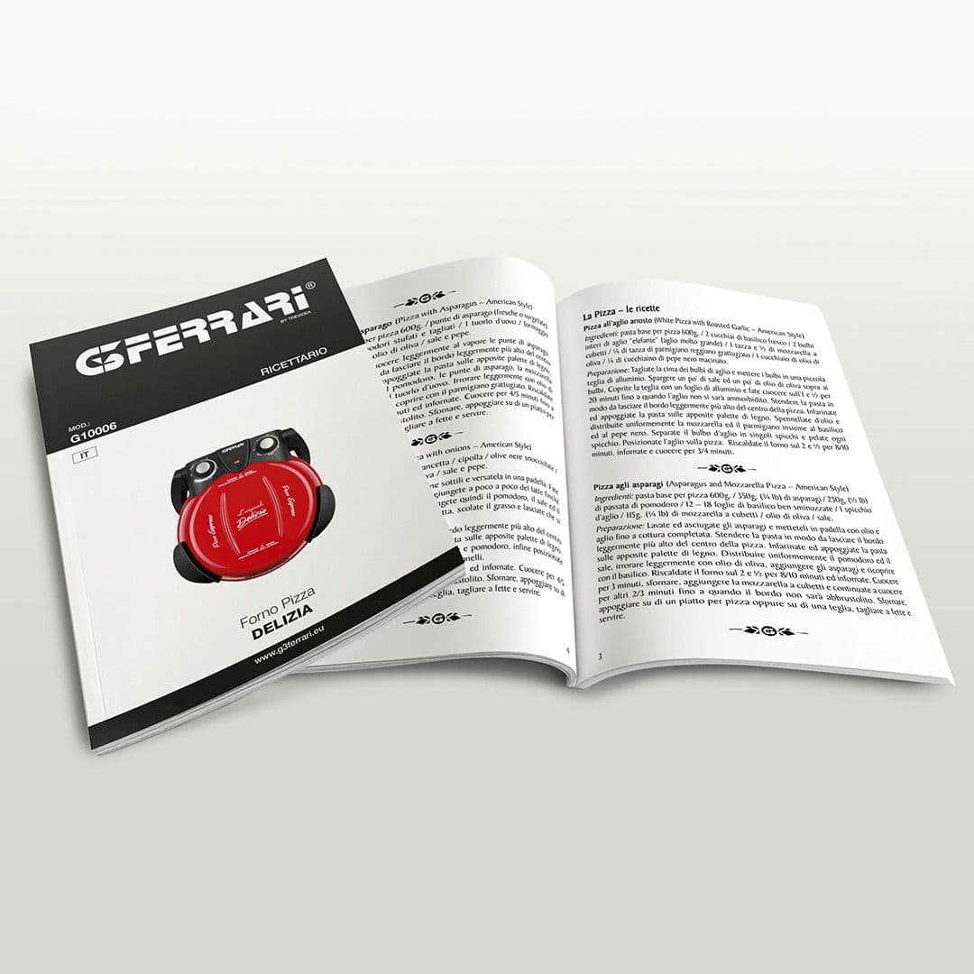 Horno Pizza Ferrari Delizia G3 Rosso _10