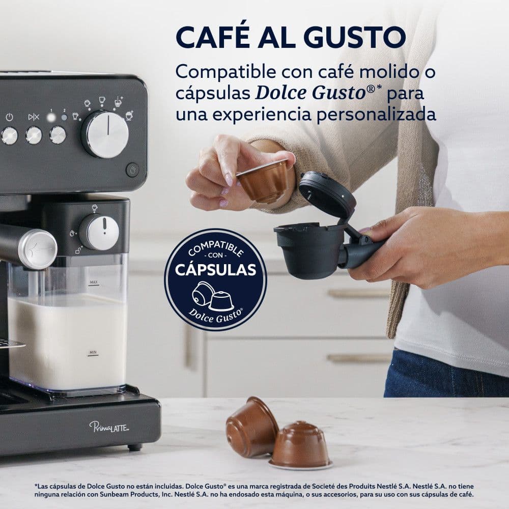 Cafetera Oster Automática de Espresso PrimaLatte Negra BVSTEM6604BK-052_4
