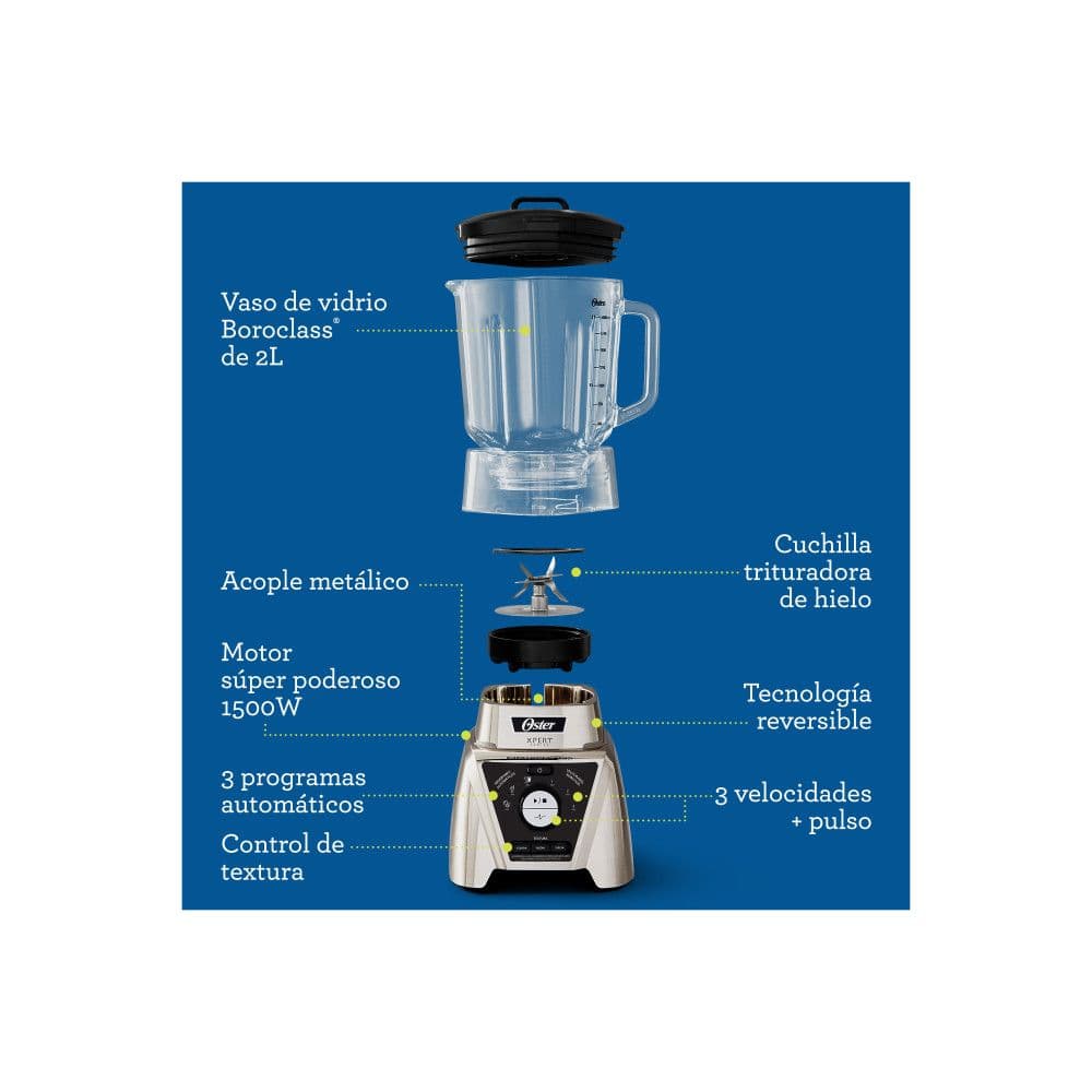 Licuadora Oster Control de Textura 2 Litros Inox BLST3B-CPG-052_11