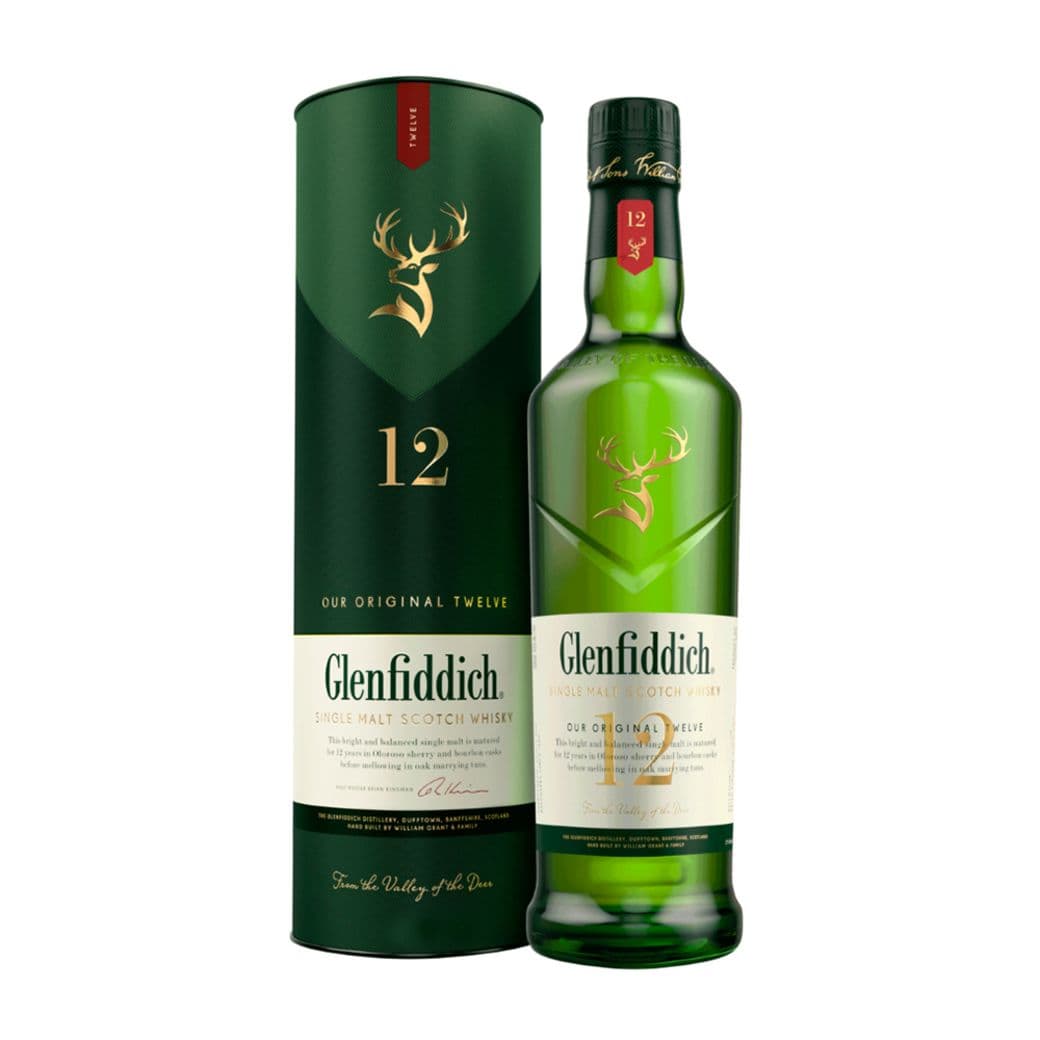 Whisky Glenfiddich Single Malt 12 años 750cc 40º alc._1