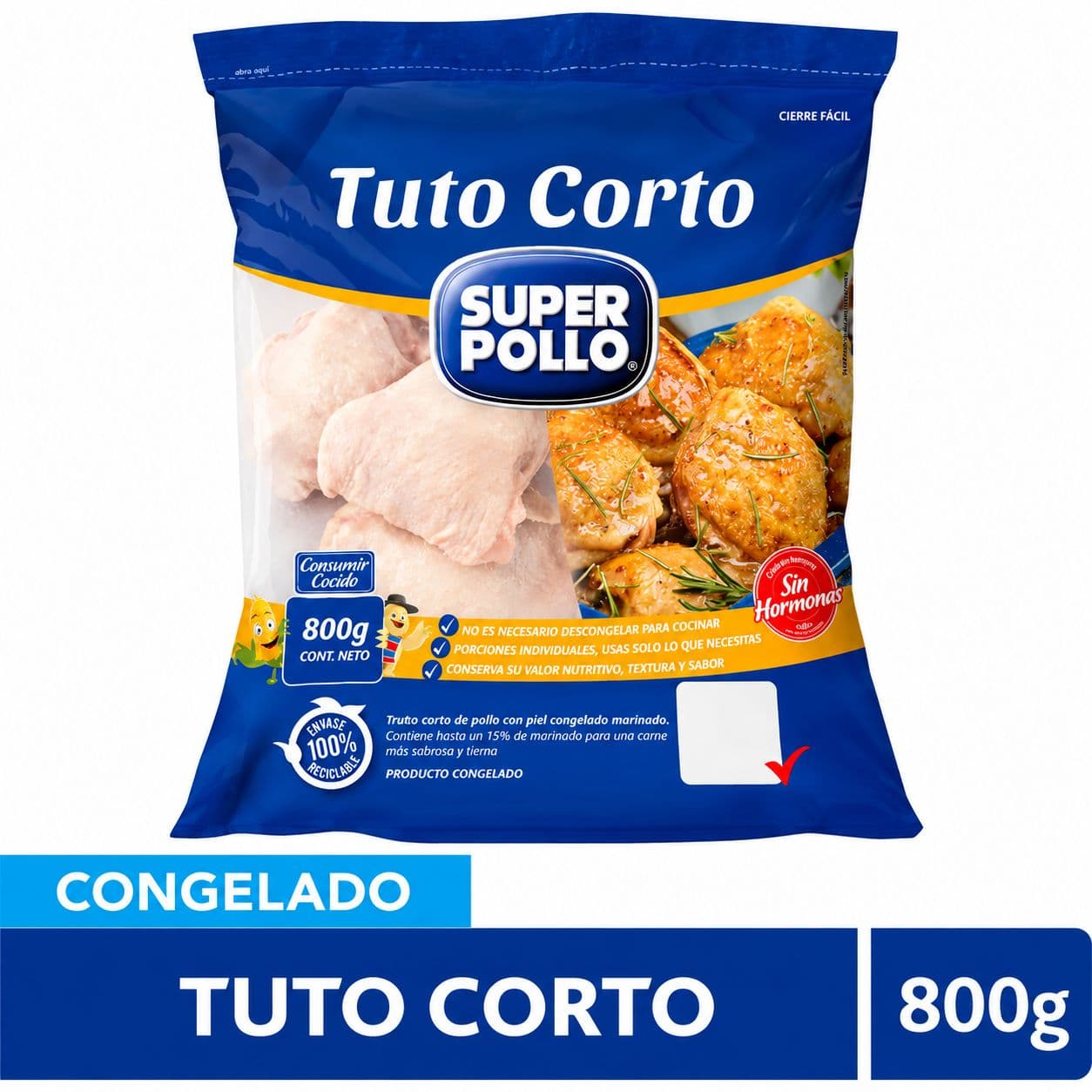 Trutro Corto de Pollo Super Pollo 800 g_1