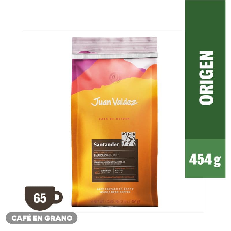 Café en Grano Juan Valdez Santander 454 grs_1