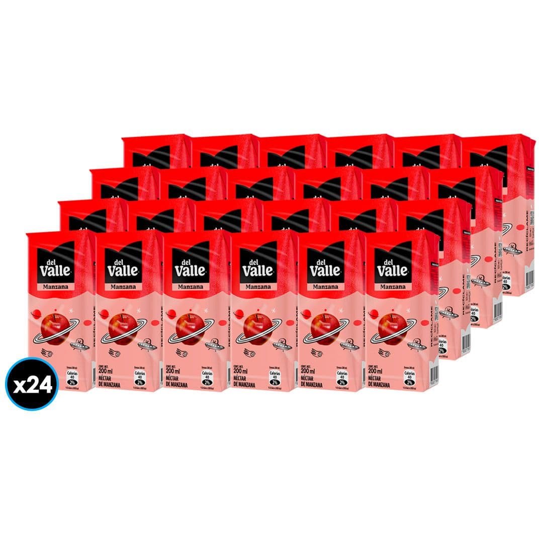 24x Néctar Del Valle Manzana Tetra 200cc_1