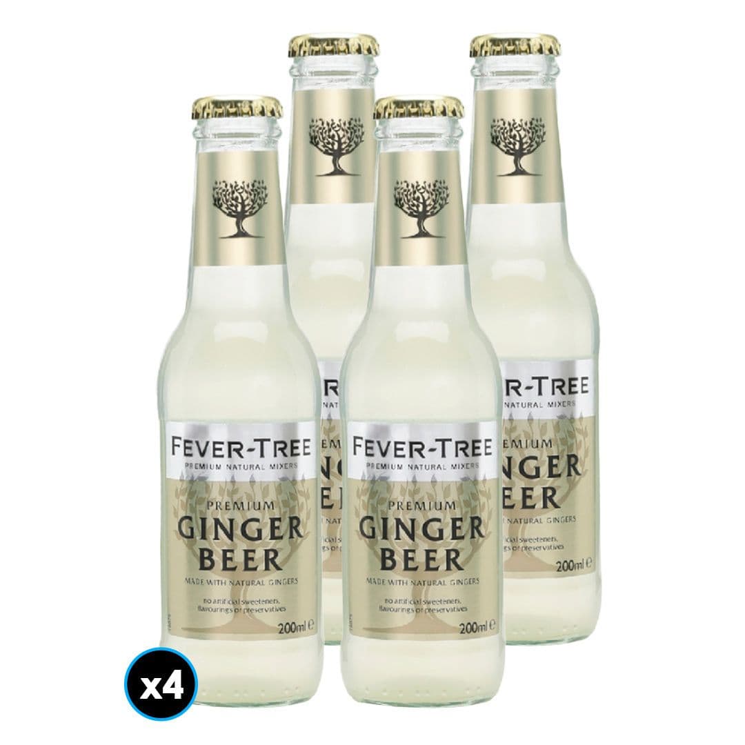 4x Bebida Fever Tree Ginger Beer 200cc_1